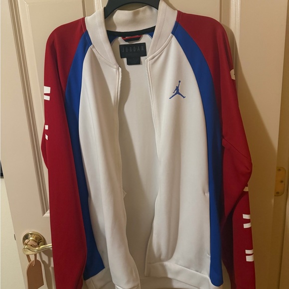 Jordan Men's Tri-Color Zip-Up Sweater - Picture 3 of 3